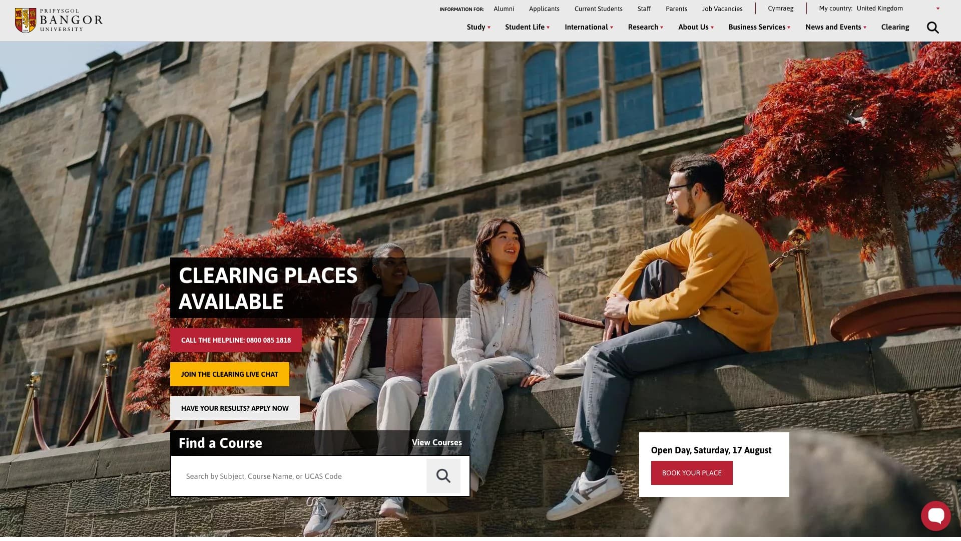 Bangor University - Desktop screenshot